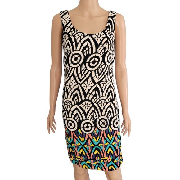 KACHEL Sleeveless Geometric Multicolor Dress (Size 0) - Picture 1 of 8